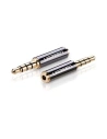 UGREEN 20502 Adapter/Adapter von 2,5 mm Mikroklinke auf 3,5 mm Miniklinke (schwarz)