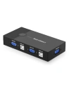 Comutator KVM UGREEN 30357 cu 2 porturi VGA (negru)