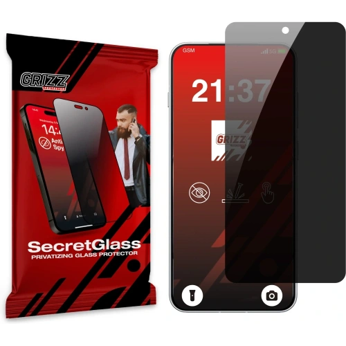 Matowe szkło prywatyzujące GrizzGlass SecretGlass do OnePlus 13T