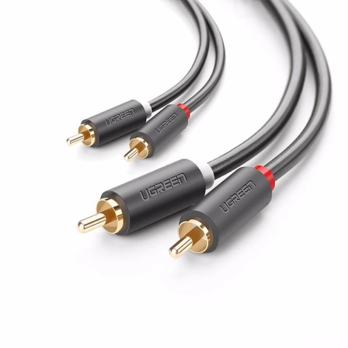 Kup Kabel 2RCA (Cinch) na 2RCA (Cinch) UGREEN 1,5m (černý) - UGR314BLK - {ean13} - Sklep Home Screen