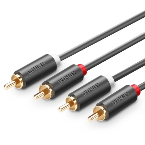 Kup Przewód 2RCA (Cinch) do 2RCA (Cinch) UGREEN 1,5m (czarny) - UGR314BLK - {ean13} - Sklep Home Screen