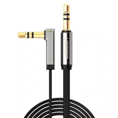 Buy UGREEN mini jack 3,5mm AUX flat elbow cable 2m - UGR320 - {ean13} - Home Screen Store Europe