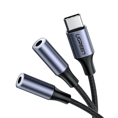 Kup UGREEN AUX audio elosztó, USB-C kábel, 25 cm (ezüst) - UGR321SLV - {ean13} - Sklep Home Screen