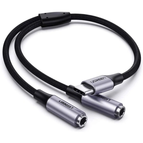 Kup UGREEN AUX Audio-Splitter USB-C Kabel, 25cm (silber) - UGR321SLV - {ean13} - Sklep Home Screen