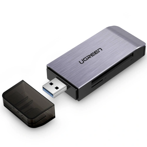 Kup Adapter USB 4 w 1 UGREEN czytnik kart SD + microSD (srebrny) - UGR324SLV - {ean13} - Sklep Home Screen
