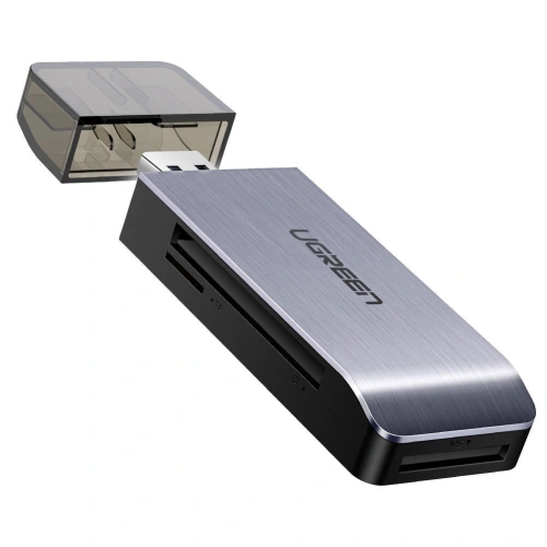 Kup Adapter USB 4 w 1 UGREEN czytnik kart SD + microSD (srebrny) - UGR324SLV - {ean13} - Sklep Home Screen