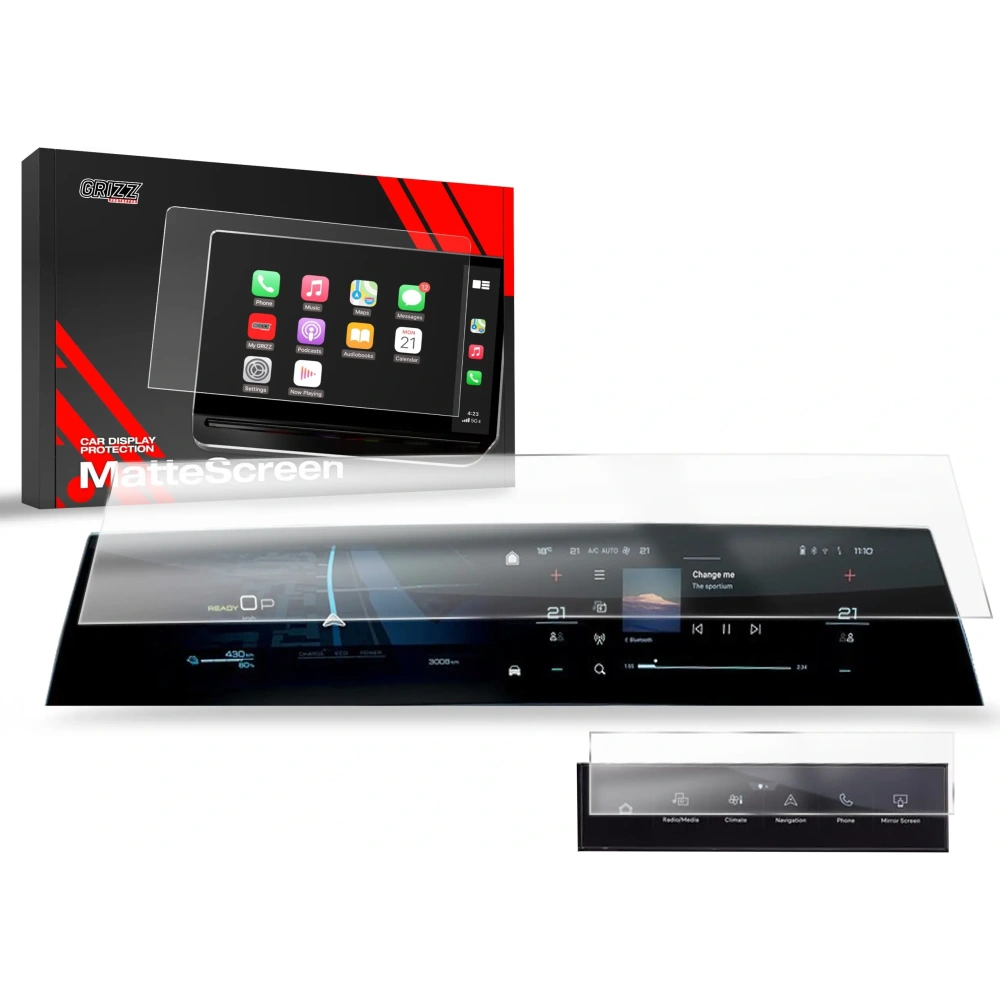 Folia matowa GrizzGlass CarDisplay Protection do Peugeot 5008 (2024-2025) matowa Grizz [2w1]
