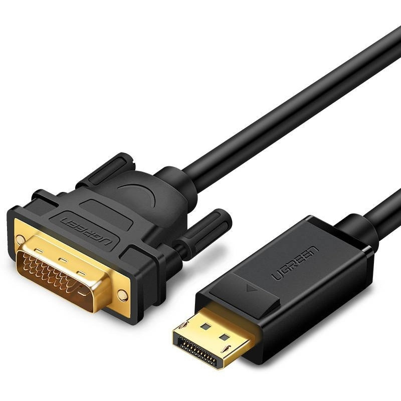 Buy UGREEN DP103 DisplayPort to DVI Cable FullHD 2m (Black) - 6957303812219 - UGR338BLK - Homescreen.pl
