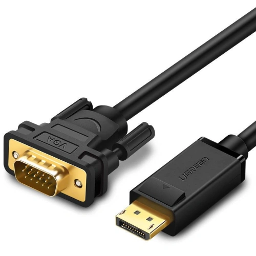 Kup Kabel DisplayPort na VGA UGREEN DP105, FullHD, jednosměrný, 1.5m (černý) - UGR339BLK - {ean13} - Sklep Home Screen