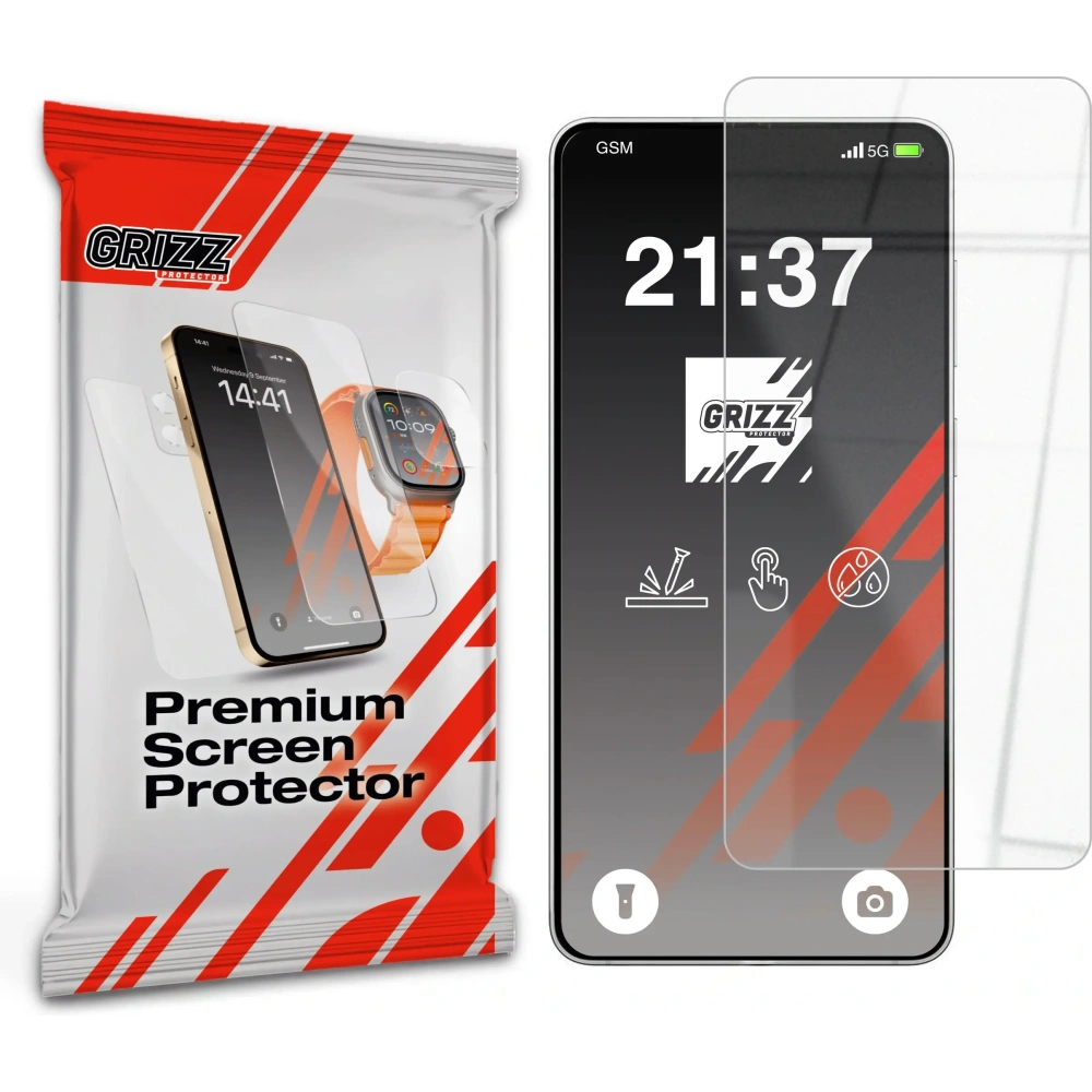 Szkło hybrydowe GrizzGlass HybridGlass do Samsung Galaxy S25 Edge