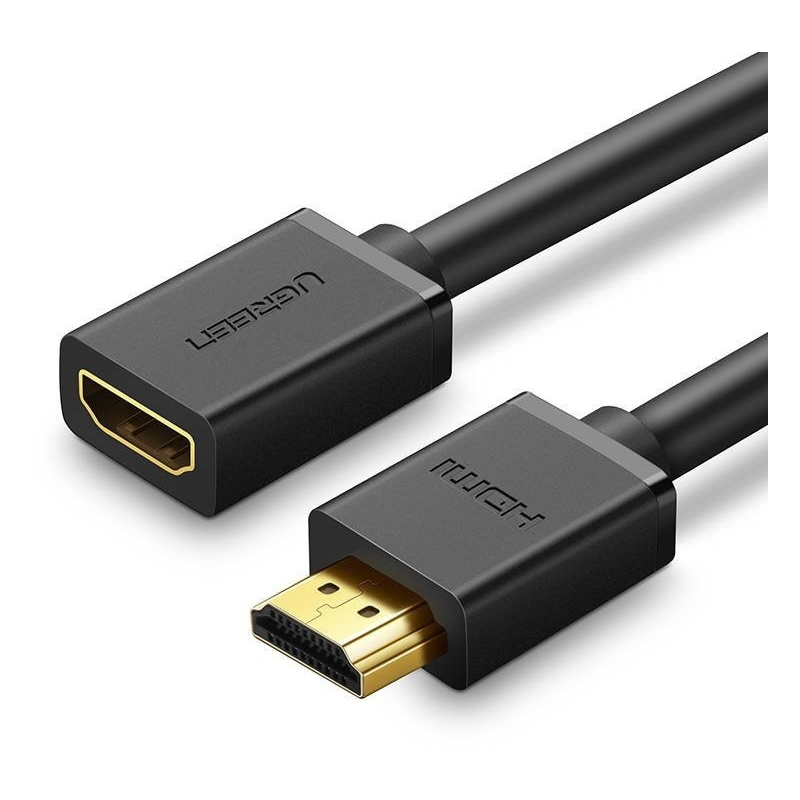 Buy UGREEN HD107 HDMI Male to HDMI Female Cable Extension FullHD 3D 0.5m (Black) - 6957303811403 - UGR358BLK - Homescreen.pl