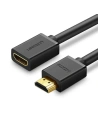 UGREEN HD107 HDMI férfi - HDMI női kábel, FullHD, 3D, 1m (fekete)