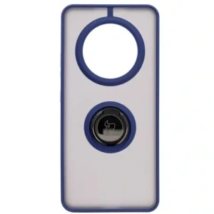 Buy Bizon Case Hybrid Ring Realme 14 Pro 5G smoky with a navy blue frame - BIZ9343 - {ean13} - Home Screen Store Europe