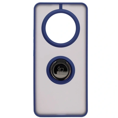 Buy Bizon Case Hybrid Ring Realme 14 Pro 5G smoky with a navy blue frame - BIZ9343 - {ean13} - Home Screen Store Europe
