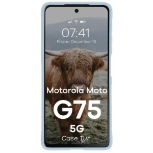 Buy Bizon Case Tur Motorola Moto G75 5G light blue - BIZ9344 - {ean13} - Home Screen Store Europe