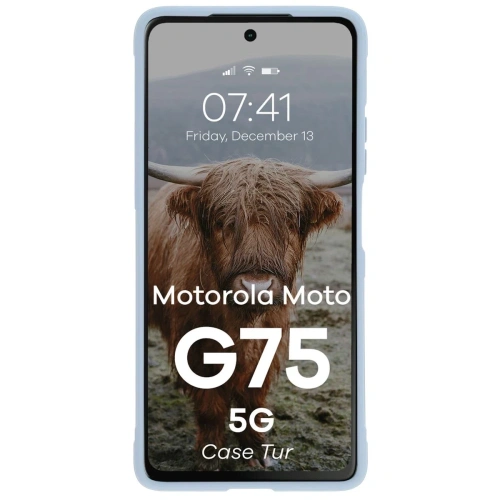 Kup Pancerne etui Bizon Case Tur do Motorola Moto G75 5G jasnoniebieskie - BIZ9344 - {ean13} - Sklep Home Screen