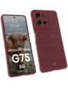 Bizon Case Tur Motorola Moto G75 5G burgunderrot