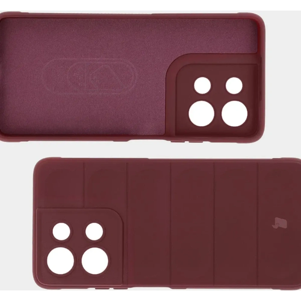 Pancerne etui Bizon Case Tur do Motorola Moto G75 5G burgundowe