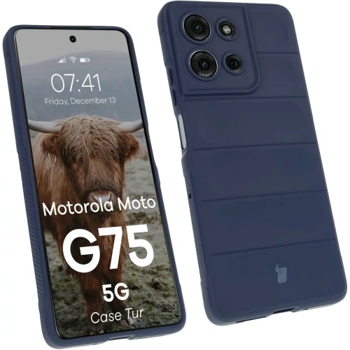 Kup Bizon Case Tur Motorola Moto G75 5G sötétkék - BIZ9347 - {ean13} - Sklep Home Screen