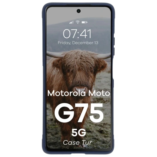 Kup Bizon Case Tur Motorola Moto G75 5G marineblau - BIZ9347 - {ean13} - Sklep Home Screen