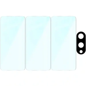 Buy BIZON Clear 2 Pack 3x screen glass + lens glass Samsung Galaxy S25 Edge - BIZ9348 - {ean13} - Home Screen Store Europe