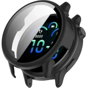 Buy Bizon Case+Glass Watch Garmin Vivoactive 6 matte black - BIZ9352 - {ean13} - Home Screen Store Europe