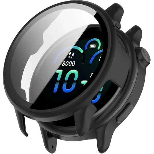 Buy Bizon Case+Glass Watch Garmin Vivoactive 6 matte black - BIZ9352 - {ean13} - Home Screen Store Europe