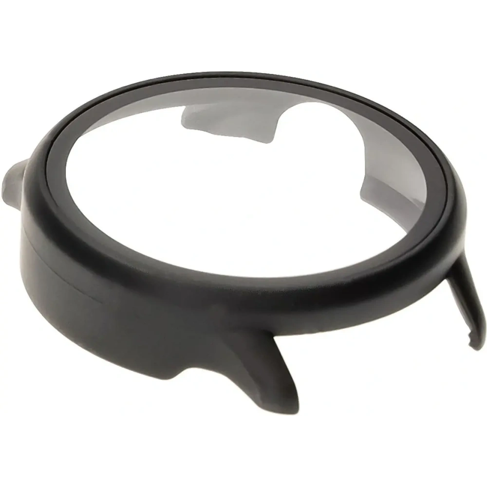 Etui ze szkłem do zegarka Bizon Case+Glass Watch do Garmin Vivoactive 6 czarne matowe