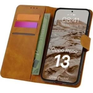 Buy Bizon Case Pocket Oppo Reno13 brown - BIZ9358 - {ean13} - Home Screen Store Europe