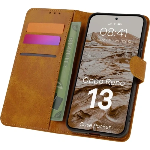 Buy Bizon Case Pocket Oppo Reno13 brown - BIZ9358 - {ean13} - Home Screen Store Europe