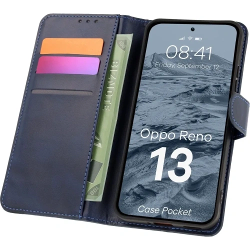 Buy Bizon Case Pocket Oppo Reno13 navy blue - BIZ9360 - {ean13} - Home Screen Store Europe