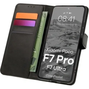 Kup Bizon Case Tasche Xiaomi POCO F7 Pro / F7 Ultra schwarz - BIZ9364 - {ean13} - Sklep Home Screen