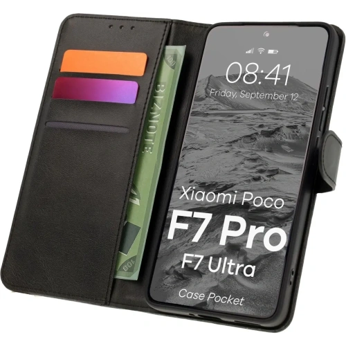 Buy Bizon Case Pocket Xiaomi POCO F7 Pro / F7 Ultra black - BIZ9364 - {ean13} - Home Screen Store Europe