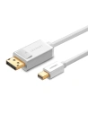Kup Kabel Mini DisplayPort la DisplayPort UGREEN MD105, 4K 60Hz, bidirecțional, 1.5m (alb) - UGR373WHT - {ean13} - Sklep Home Screen