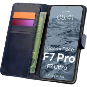 Buy Bizon Case Pocket Xiaomi POCO F7 Pro / F7 Ultra navy blue - BIZ9365 - {ean13} - Home Screen Store Europe