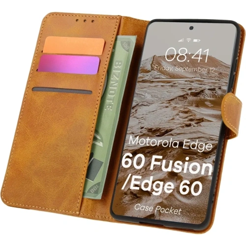 Kup Bizon tok zsebre Motorola Edge 60 Fusion / Edge 60 / 60 barna - BIZ9366 - {ean13} - Sklep Home Screen