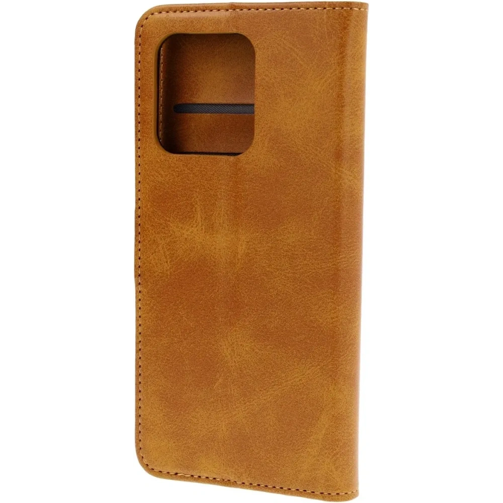 Etui z klapką Bizon Case Pocket do Motorola Edge 60 Fusion / Edge 60 brązowe