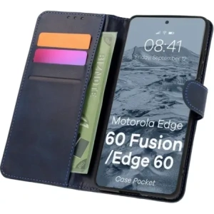 Kup Husa Bizon Pocket Motorola Edge 60 Fusion / Edge 60 / 60 albastru închis - BIZ9367 - {ean13} - Sklep Home Screen