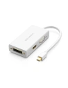 Adaptér Mini DisplayPort na HDMI/VGA/DVI UGREEN MD114 (bílý)