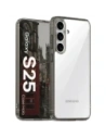 Etui Bizon Case Halo do Samsung Galaxy S25 przydymione-czarne