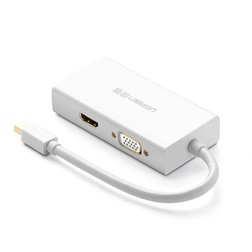 Kup Mini DisplayPort auf HDMI/VGA/DVI-Adapter UGREEN MD114 (weiß) - UGR376WHT - {ean13} - Sklep Home Screen