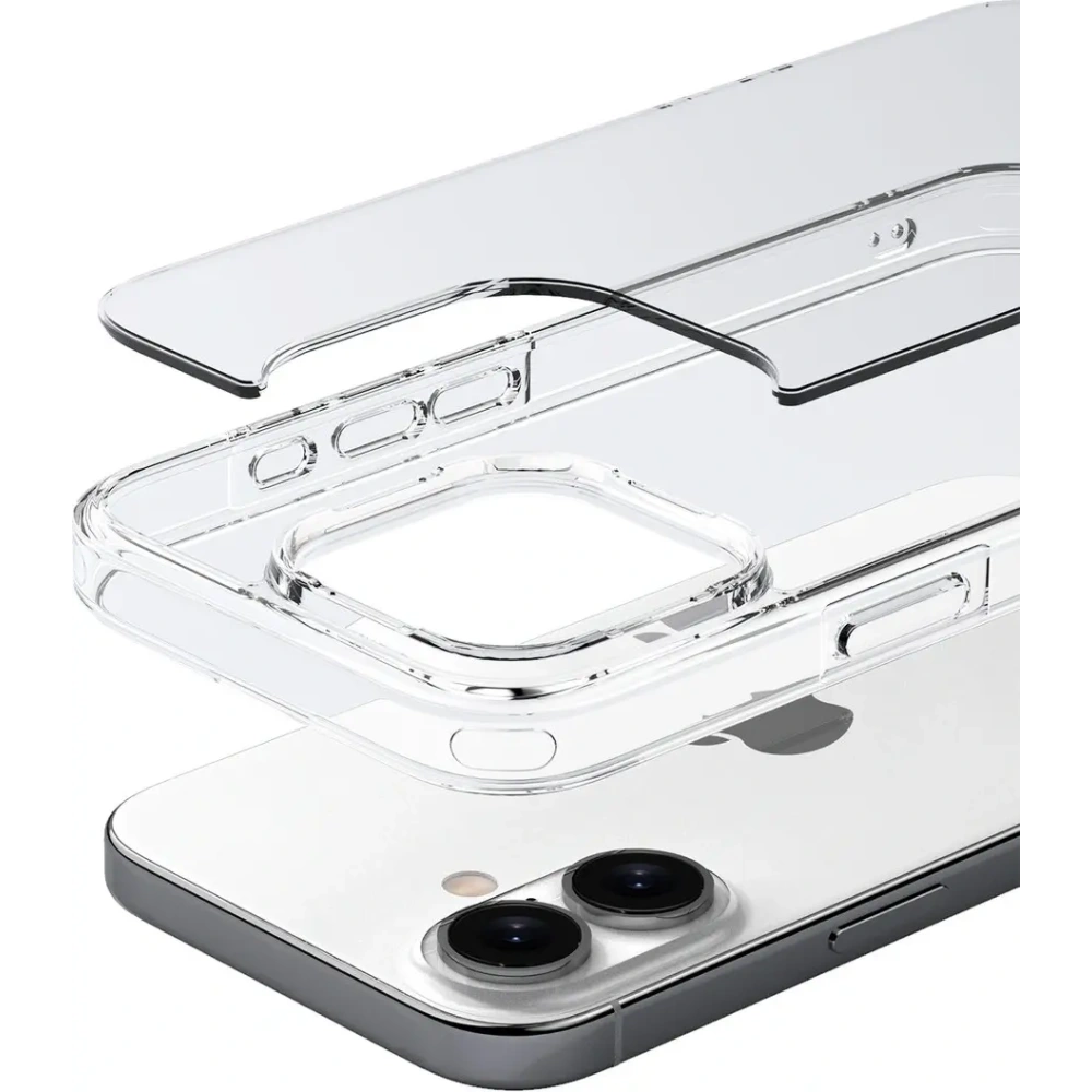 Etui Bizon Case Halo do Apple iPhone 16 przezroczyste