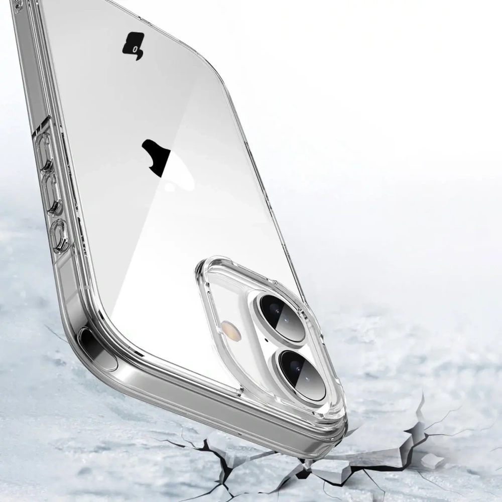 Etui Bizon Case Halo do Apple iPhone 16 przezroczyste