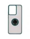 Buy Bizon Case Hybrid Ring Realme 14 5G / 14T 5G smoky with a dark green frame - BIZ9372 - {ean13} - Home Screen Store Europe