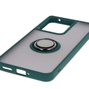 Buy Bizon Case Hybrid Ring Realme 14 5G / 14T 5G smoky with a dark green frame - BIZ9372 - {ean13} - Home Screen Store Europe