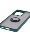 Buy Bizon Case Hybrid Ring Realme 14 5G / 14T 5G smoky with a dark green frame - BIZ9372 - {ean13} - Home Screen Store Europe