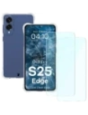 Etui + 2x szkło na ekran Bizon Case Clear Pack do Samsung Galaxy S25 Edge