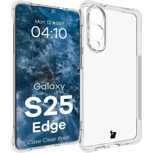 Kup Etui + 2x szkło na ekran Bizon Case Clear Pack do Samsung Galaxy S25 Edge - BIZ9373 - {ean13} - Sklep Home Screen