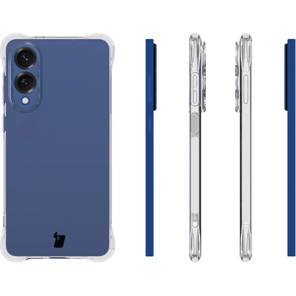 Etui + 2x szkło na ekran Bizon Case Clear Pack do Samsung Galaxy S25 Edge