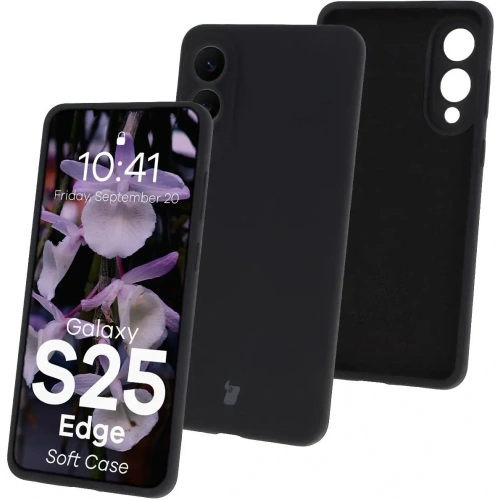 Kup Silikonowe etui Bizon Soft Case do Samsung Galaxy S25 Edge czarne - BIZ9376 - {ean13} - Sklep Home Screen
